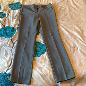 Gray suit pants
